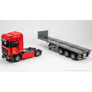 nico71 EU-TRUCK-TRAILER-PDF Euro-Truck and Steering Axle Trailer — meilleure offre du moment sur Planet-Brick (vue détail 5)