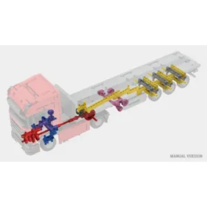 nico71 EU-TRUCK-TRAILER-PDF Euro-Truck and Steering Axle Trailer — prix le plus bas sur Planet-Brick (vue détail 6)