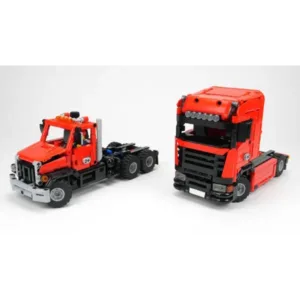 nico71 EU-TRUCK-TRAILER-PDF Euro-Truck and Steering Axle Trailer — achat malin sur Planet-Brick (vue détail 8)