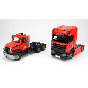 nico71 EU-TRUCK-TRAILER-PDF Euro-Truck and Steering Axle Trailer — achat malin sur Planet-Brick (vue détail 8)