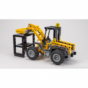 nico71 MINI_WHEEL_LOADER Mini Wheel Loader (2007 Version) — comparateur de prix sur Planet-Brick (vue détail 1)