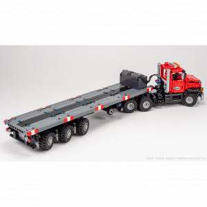 nico71 US-TRUCK-TRAILER Heavy-Duty Truck and Steering Axle Trailer — comparateur de prix sur Planet-Brick (vue détail 1)