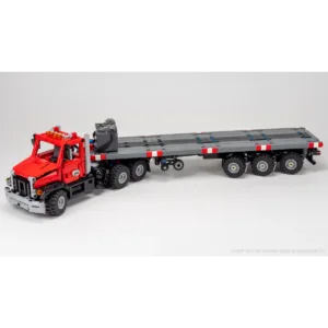 nico71 US-TRUCK-TRAILER Heavy-Duty Truck and Steering Axle Trailer — où acheter au meilleur tarif sur Planet-Brick (vue détail 11)