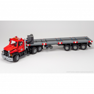 nico71 US-TRUCK-TRAILER Heavy-Duty Truck and Steering Axle Trailer — où acheter au meilleur tarif sur Planet-Brick (vue détail 11)