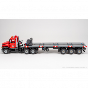 nico71 US-TRUCK-TRAILER Heavy-Duty Truck and Steering Axle Trailer — où acheter au meilleur tarif sur Planet-Brick (vue détail 2)