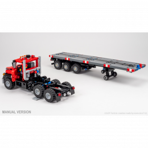 nico71 US-TRUCK-TRAILER Heavy-Duty Truck and Steering Axle Trailer — prix le plus bas sur Planet-Brick (vue détail 6)