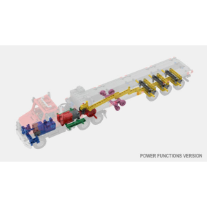 nico71 US-TRUCK-TRAILER Heavy-Duty Truck and Steering Axle Trailer — comparatif marchands sur Planet-Brick (vue détail 7)
