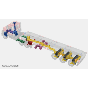 nico71 US-TRUCK-TRAILER Heavy-Duty Truck and Steering Axle Trailer — achat malin sur Planet-Brick (vue détail 8)