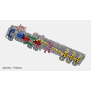 nico71 US-TRUCK-TRAILER Heavy-Duty Truck and Steering Axle Trailer — meilleur prix sur Planet-Brick (vue détail 9)