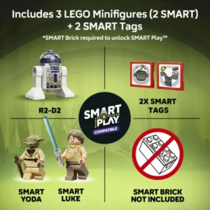 Star Wars™ 75422 SMART Play™ : la hutte de Yoda et l’entraînement Jedi — bons plans et promos sur Planet-Brick (vue détail 3)