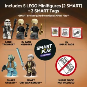 Star Wars™ 75425 SMART Play™ : la Cantina™ de Mos Eisley — bons plans et promos sur Planet-Brick (vue détail 3)