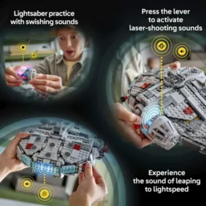 Star Wars™ 75426 SMART Play™ : Faucon Millenium — comparez les prix sur Planet-Brick (vue détail 4)