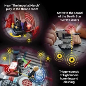 Star Wars™ 75427 SMART Play™ : duel dans la salle du trône et chasseur A-Wing™ — comparez les prix sur Planet-Brick (vue détail 4)