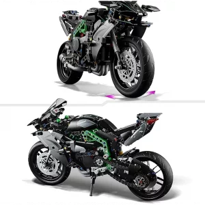 Technic 42170 La moto Kawasaki Ninja H2R — meilleure offre du moment sur Planet-Brick (vue détail 5)
