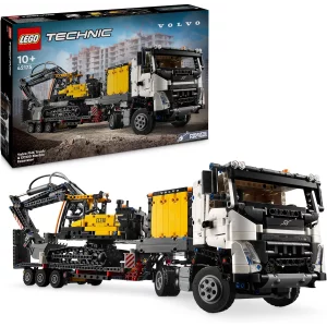Camion Volvo FMX et pelleteuse électrique EC230