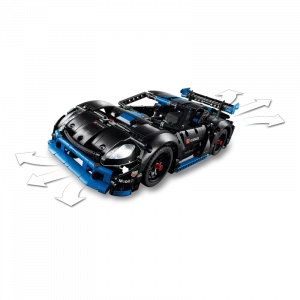 Technic 42176 Voiture de course Porsche GT4 e-Performance — meilleure offre du moment sur Planet-Brick (vue détail 5)