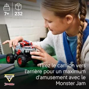 Technic 42200 Monster Jam™ ThunderROARus™ à rétrofriction — comparatif marchands sur Planet-Brick (vue détail 7)
