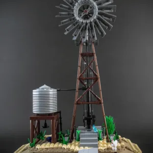 Functioning Wind-Pump