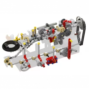 MOCs Prêts-à-Construire BAM-1146 20 Mechanical Principles Machine — comparateur de prix sur Planet-Brick (vue détail 1)