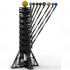 MOCs Prêts-à-Construire BAM-1153 Motorised Mechanical 8-Planet Solar System — meilleur prix sur Planet-Brick (visuel principal)