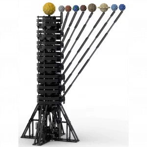 MOCs Prêts-à-Construire BAM-1153 Motorised Mechanical 8-Planet Solar System — comparateur de prix sur Planet-Brick (vue détail 1)