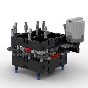 MOCs Prêts-à-Construire BAM-1153 Motorised Mechanical 8-Planet Solar System — où acheter au meilleur tarif sur Planet-Brick (vue détail 2)