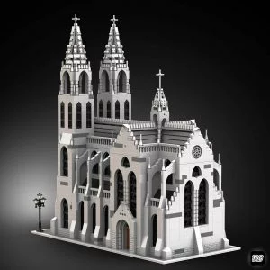 MOCs Prêts-à-Construire BAM-1194 Gothic Cathedral — comparateur de prix sur Planet-Brick (vue détail 1)