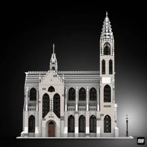 MOCs Prêts-à-Construire BAM-1194 Gothic Cathedral — bons plans et promos sur Planet-Brick (vue détail 3)