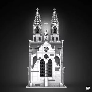 MOCs Prêts-à-Construire BAM-1194 Gothic Cathedral — comparez les prix sur Planet-Brick (vue détail 4)