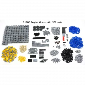 MOCs Prêts-à-Construire BAM-1240 5 Engine Models — comparateur de prix sur Planet-Brick (vue détail 1)