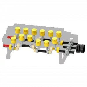 MOCs Prêts-à-Construire BAM-1240 5 Engine Models — où acheter au meilleur tarif sur Planet-Brick (vue détail 2)