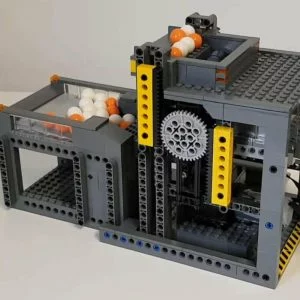 MOCs Prêts-à-Construire BAM-1241 GBC - Gear Rack Elevator, by mickthebricker — meilleur prix sur Planet-Brick (visuel principal)