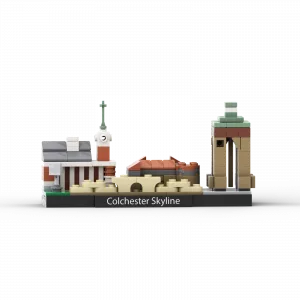 MOCs Prêts-à-Construire BAM-1637 Colchester Skyline Model — où acheter au meilleur tarif sur Planet-Brick (vue détail 2)