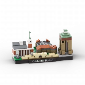MOCs Prêts-à-Construire BAM-1637 Colchester Skyline Model — bons plans et promos sur Planet-Brick (vue détail 3)