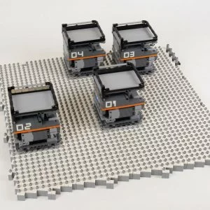 MOCs Prêts-à-Construire BAM-1682 Omni-Directional Vehicles - 4x4 grid with 4 vehicles, by Akiyuki — meilleur prix sur Planet-Brick (visuel principal)