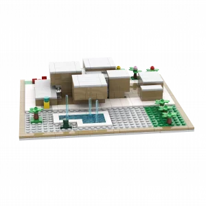 MOCs Prêts-à-Construire BAM-1759 Everson Museum of Art — où acheter au meilleur tarif sur Planet-Brick (vue détail 2)