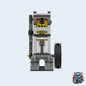 MOCs Prêts-à-Construire BAM-1779 DOHC Single Cylinder Vacuum Engine — bons plans et promos sur Planet-Brick (vue détail 3)