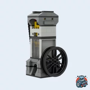 MOCs Prêts-à-Construire BAM-1779 DOHC Single Cylinder Vacuum Engine — comparez les prix sur Planet-Brick (vue détail 4)