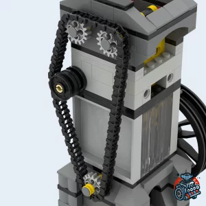 MOCs Prêts-à-Construire BAM-1779 DOHC Single Cylinder Vacuum Engine — comparatif marchands sur Planet-Brick (vue détail 7)