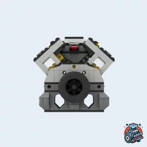 MOCs Prêts-à-Construire BAM-1781 Mini V-Twin Vacuum Engine — où acheter au meilleur tarif sur Planet-Brick (vue détail 2)