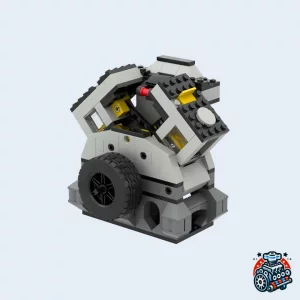 MOCs Prêts-à-Construire BAM-1781 Mini V-Twin Vacuum Engine — comparatif marchands sur Planet-Brick (vue détail 7)