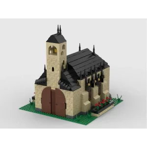 MOCs Prêts-à-Construire BAM-276 Modular Church With Cemetery | build from 4 MOCs — comparez les prix sur Planet-Brick (vue détail 4)