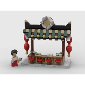 MOCs Prêts-à-Construire BAM-300 Modular China Town Street | build from 6 MOCs — comparez les prix sur Planet-Brick (vue détail 4)