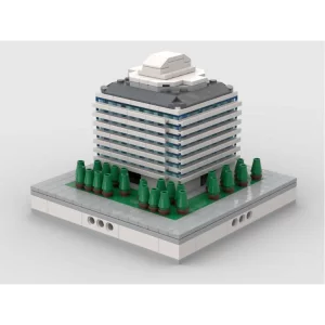 MOCs Prêts-à-Construire BAM-301 Skyscraper Modular City | build from 14 MOCs — comparez les prix sur Planet-Brick (vue détail 4)