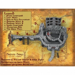 MOCs Prêts-à-Construire BAM-317 Helm's Deep, UCS scale — où acheter au meilleur tarif sur Planet-Brick (vue détail 2)