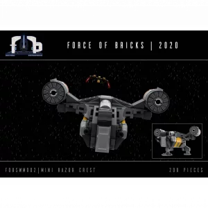 MOCs Prêts-à-Construire BAM-392 Mini Mando's Ship — comparateur de prix sur Planet-Brick (vue détail 1)