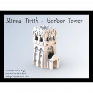 MOCs Prêts-à-Construire BAM-459 Northern Gate - Rammas Echor - Gondor — comparez les prix sur Planet-Brick (vue détail 4)
