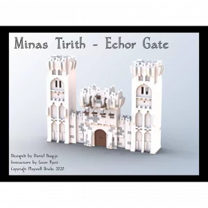 MOCs Prêts-à-Construire BAM-463 Echor Gate - Rammas Wall - Gondor — comparateur de prix sur Planet-Brick (vue détail 1)