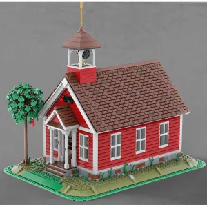 MOCs Prêts-à-Construire BAM-477 Old Schoolhouse — comparateur de prix sur Planet-Brick (vue détail 1)