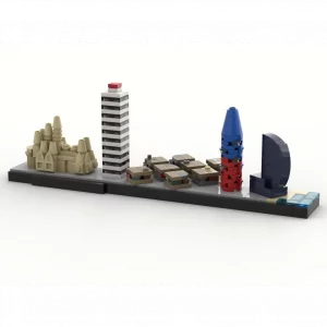 MOCs Prêts-à-Construire BAM-493 Barcelona Skyline — meilleur prix sur Planet-Brick (visuel principal)